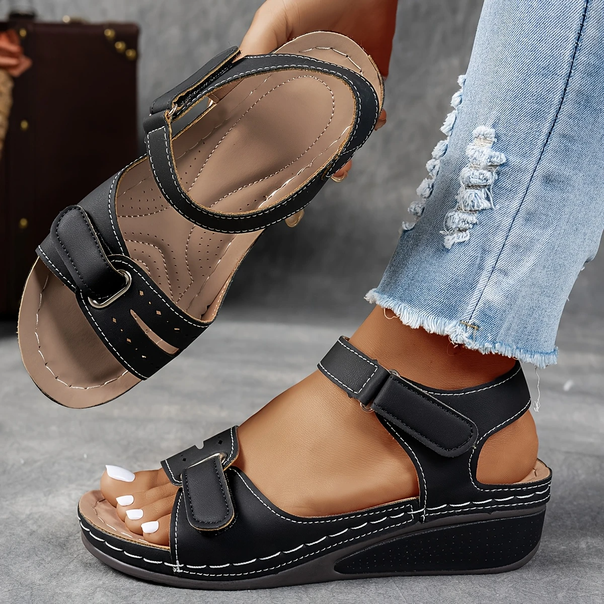 Emma™ | Bekväma Ortopediska Sandaler
